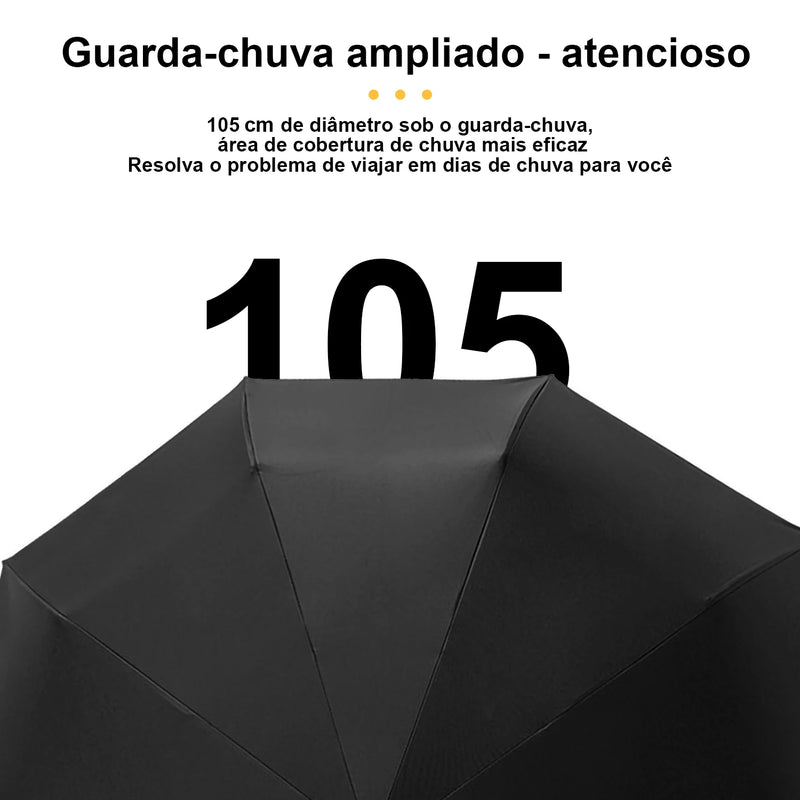 Guarda-Chuva Automático Dobrável com LED